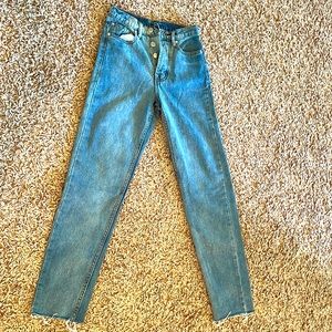 Princess Polly jeans with distressed hem